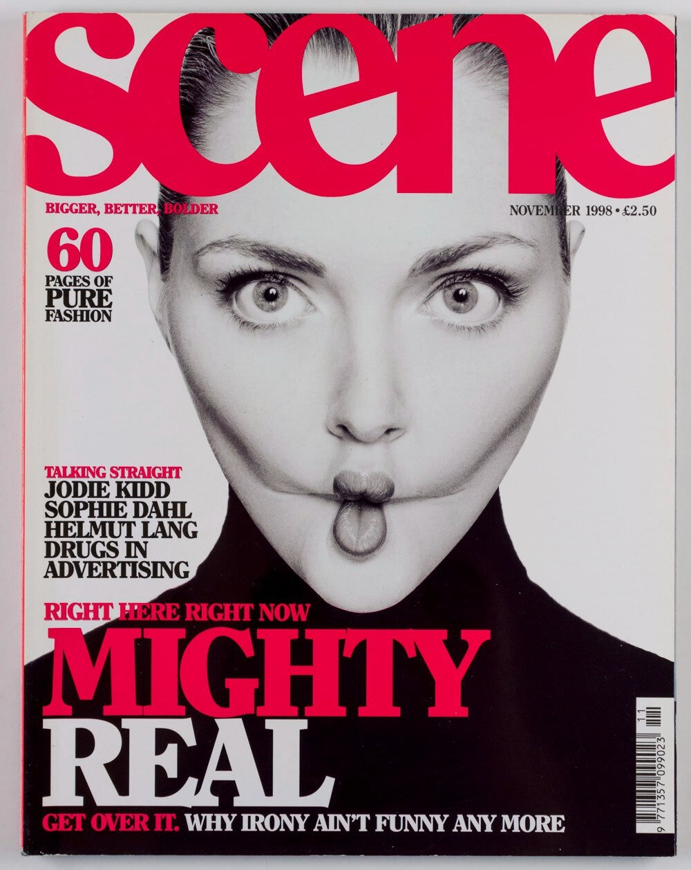 Sophie Dahl JODIE KIDD David Bailey HELMUT LANG Drugs Advertising SCENE magazine