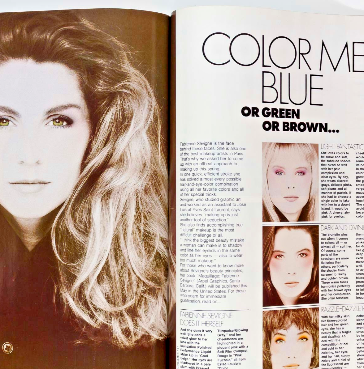 Tatjana Patitz YASMIN LE BON Ines de la Fressange ELLE INTERNATIONAL Spring 1985