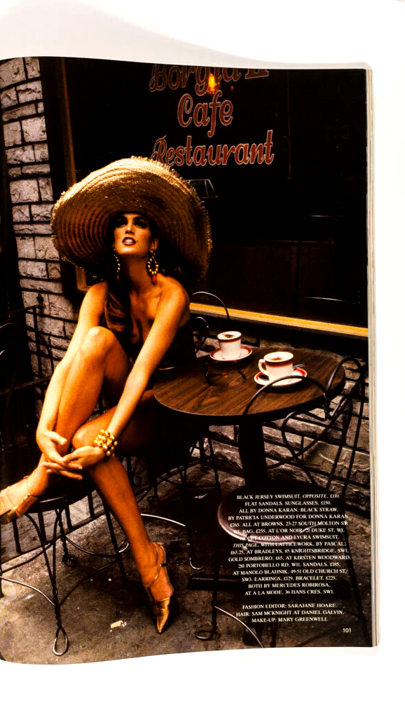 LINDA EVANGELISTA Christy Turlington CINDY CRAWFORD Vogue January 1990 Naomi UK