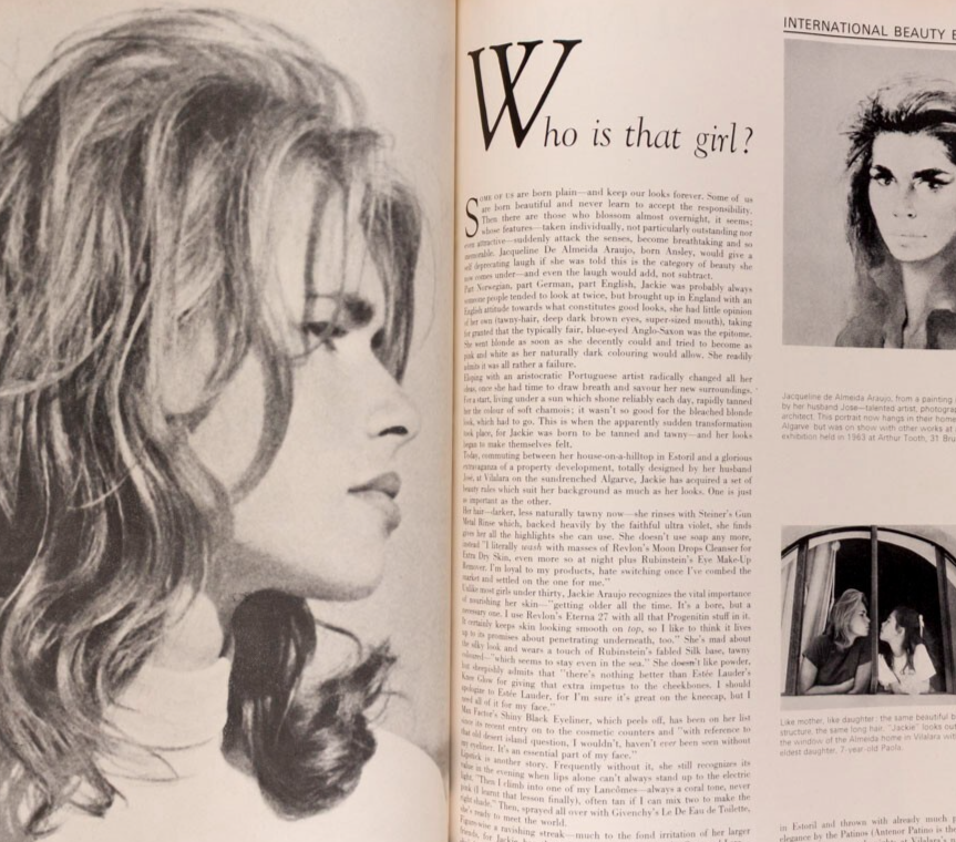 VANESSA REDGRAVE Sandra Paul MOYRA SWAN Harper's September 1968 JOHN DONALD Heim