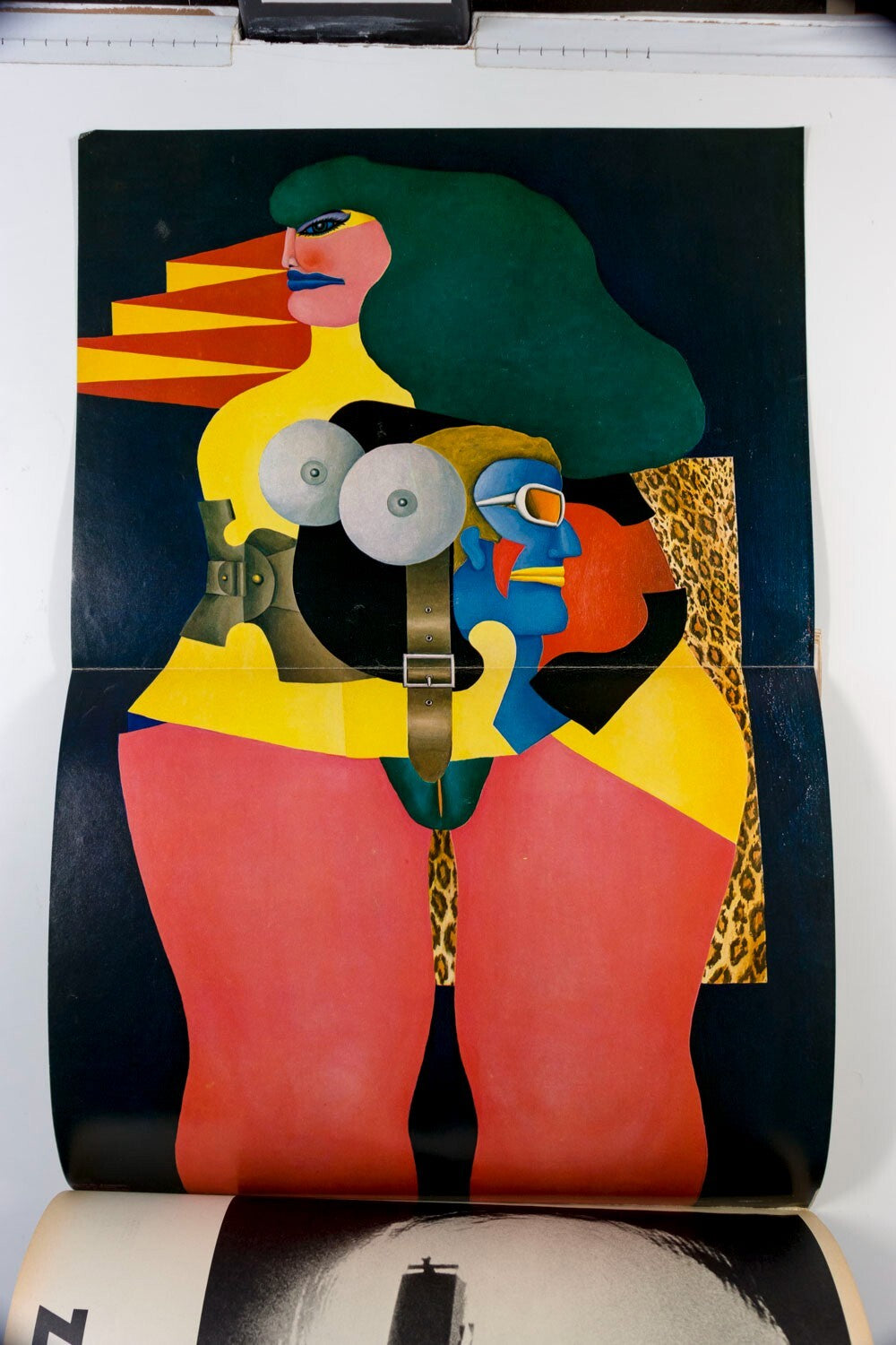 Uschi Obermaier JOHN LENNON Yoko Ono TWEN June 1969 Richard Lindner OLIVETTI vtg