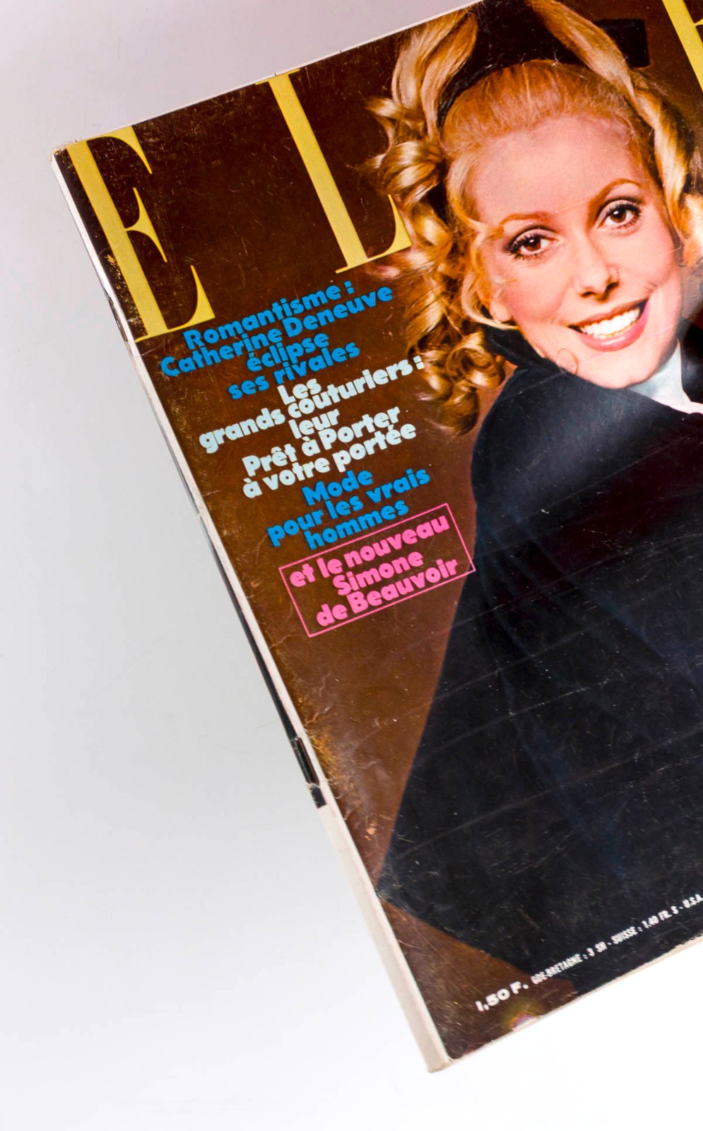 CATHERINE DENEUVE Marisa Berenson NUREYEV  Elle 26 October 1967  NANA MOUSKOURI