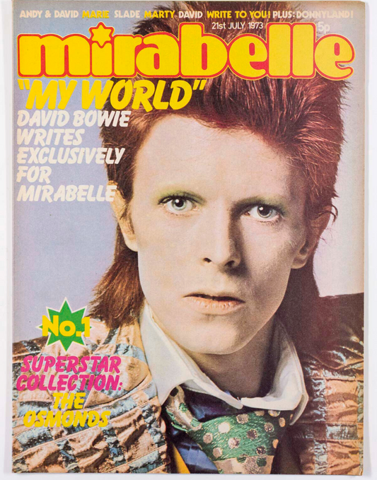 BOWIE Kevin Ayers THE OSMONDS Slade MARTY KRISTIAN Andy David MIRABELLE magazine