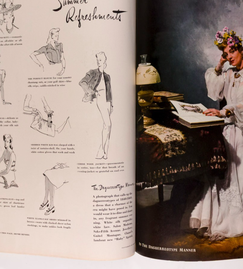 TONI FRISSELL Horst CECIL BEATON Vogue June 1941 Camera GEORGIA O'KEEFE vtg RBW