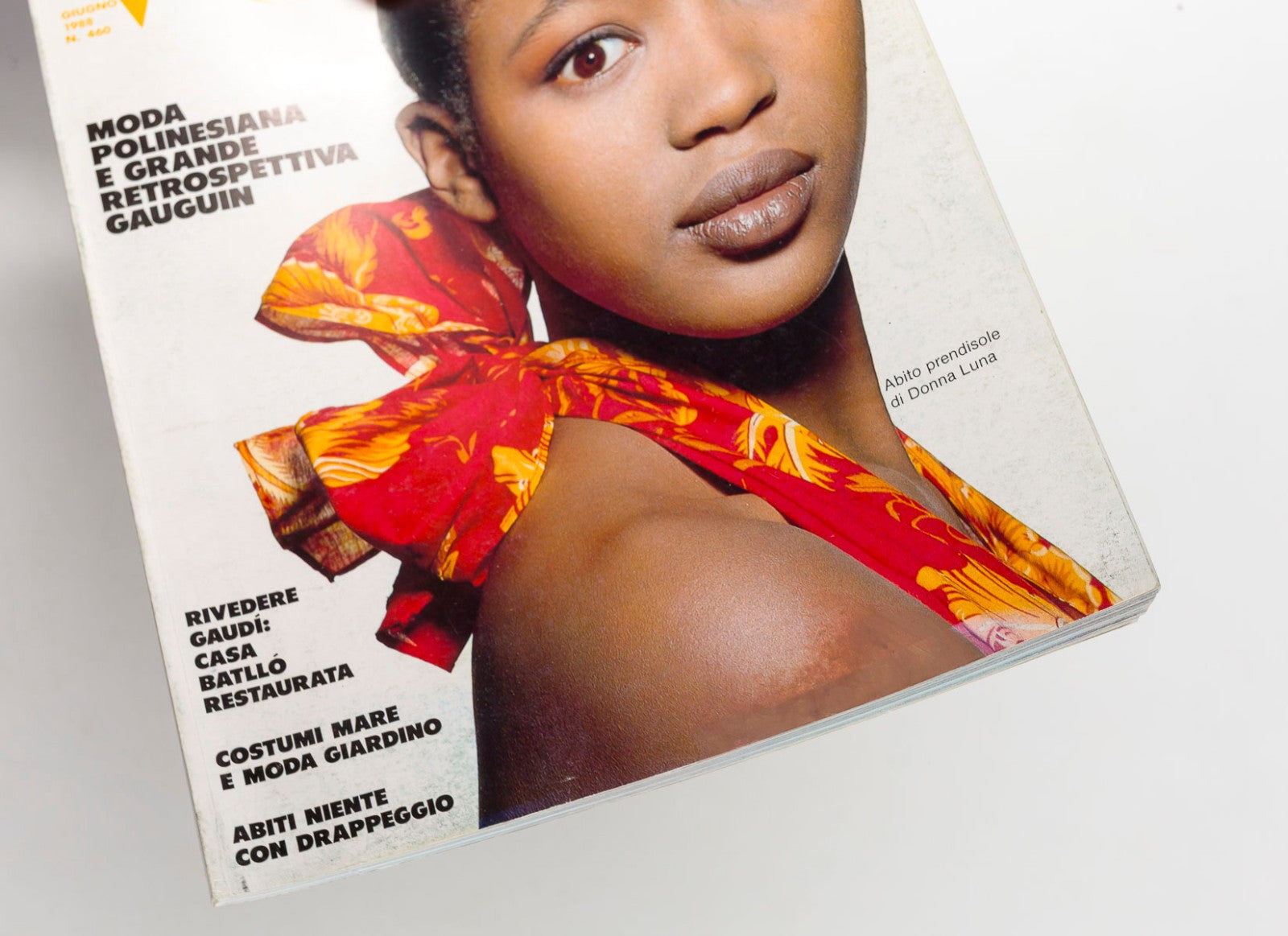 Naomi Campbell KLEIN Grey VOGUE ITALIA June 1988 Deborah Turbeville TINA CHOW