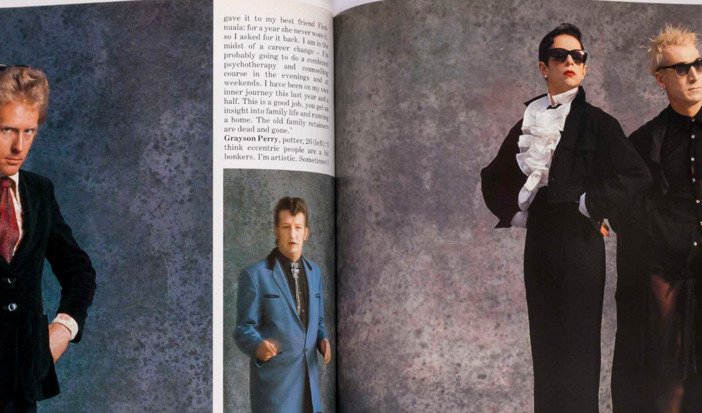 Porizkova SCRITTI POLITTI Grayson Perry STEWART COPELAND Harpers June 1986 Cindy