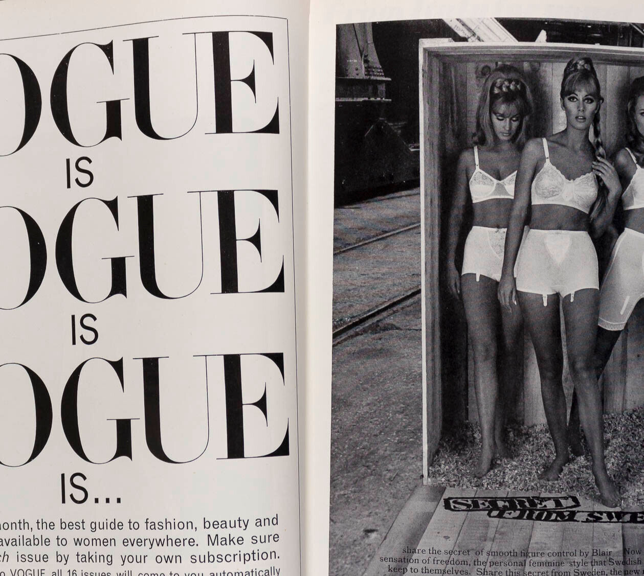 ANTONIO LOPEZ Richard Lindner TWIGGY Veruschka VOGUE MAGAZINE 1968 Celia Hammond