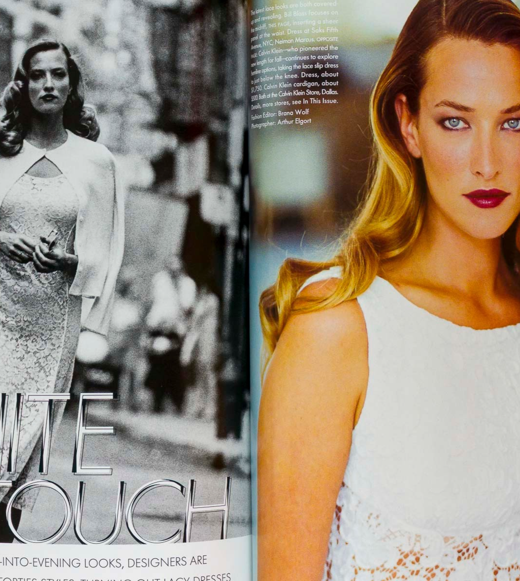 CINDY CRAWFORD Rem Koolhaas IONE SKYE Tatjana Patitz  VOGUE November 1994 Warhol