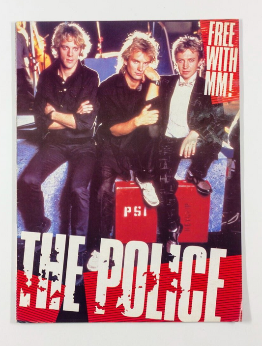 THE POLICE music supplement book MELODY MAKER STAR FILE MAGAZINE vtg MM Sting UK