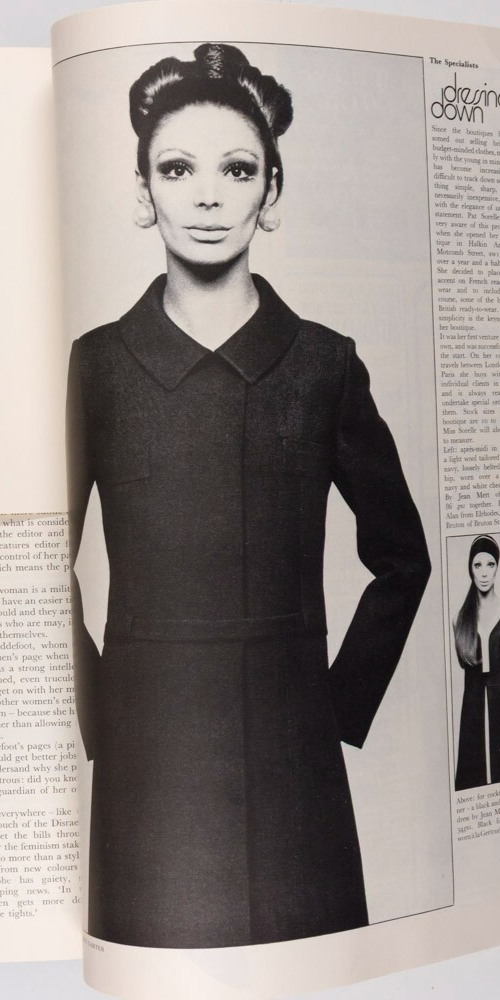 Sarah Moon QUANT Peccinotti HARPER'S BAZAAR March 1969 Kellie Wilson RABANNE vtg