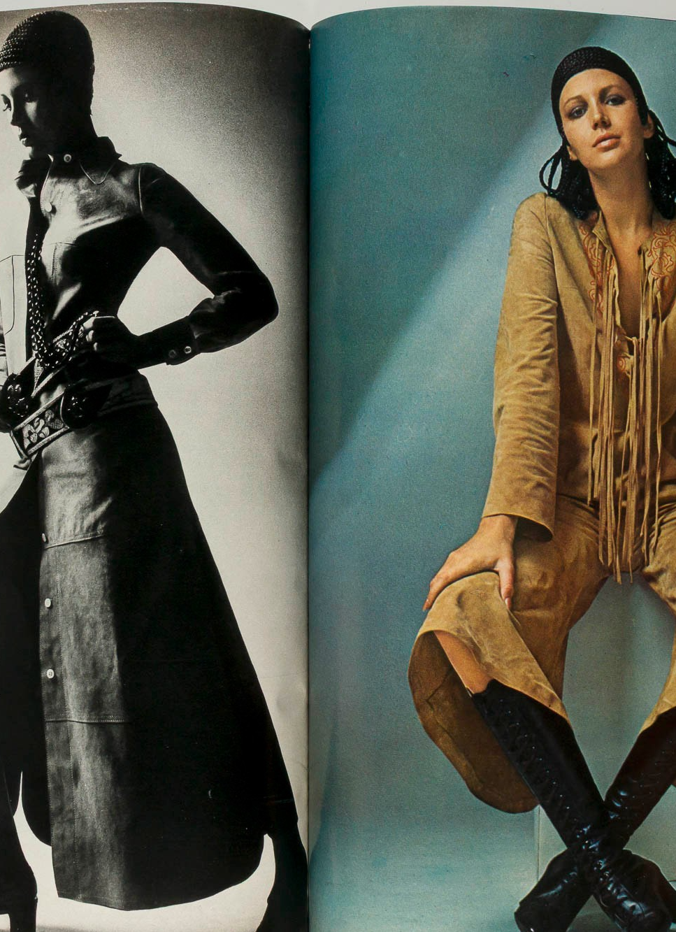 TALITHA GETTY Guy Bourdin JEANLOUP SIEFF Beauty PARIS VOGUE magazine April 1970