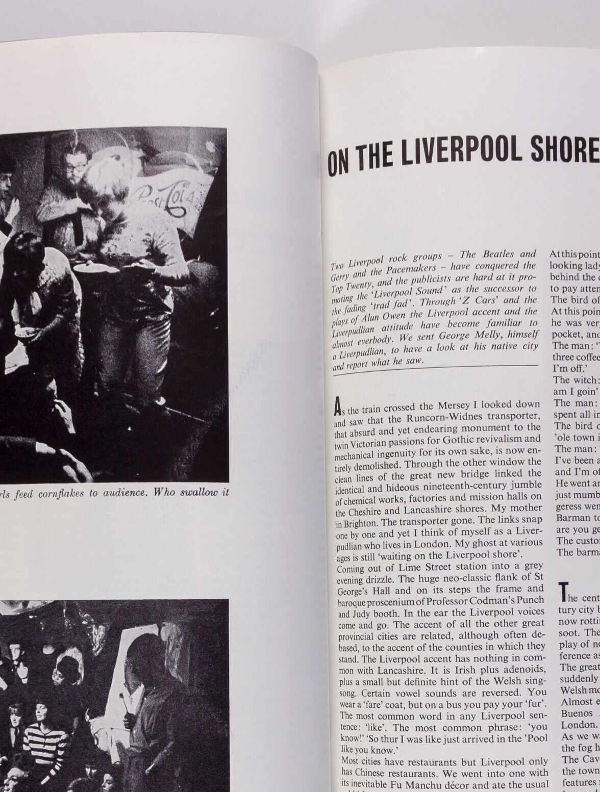 GEORGE HARRISON Beatles DON McCULLIN Cavern Club THE PANTHERS Town magazine 60's