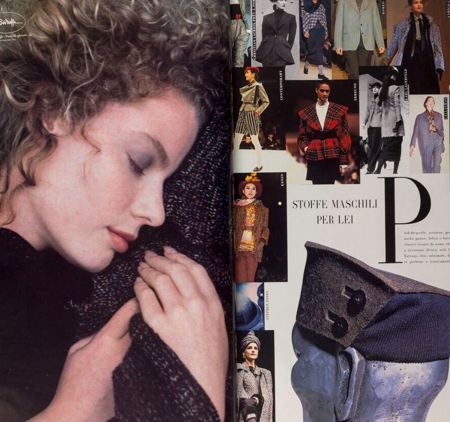 MATS GUSTAFSON Vivienne Westwood KOJI TATSUNO ~ VOGUE ITALIA wool supplement VTG
