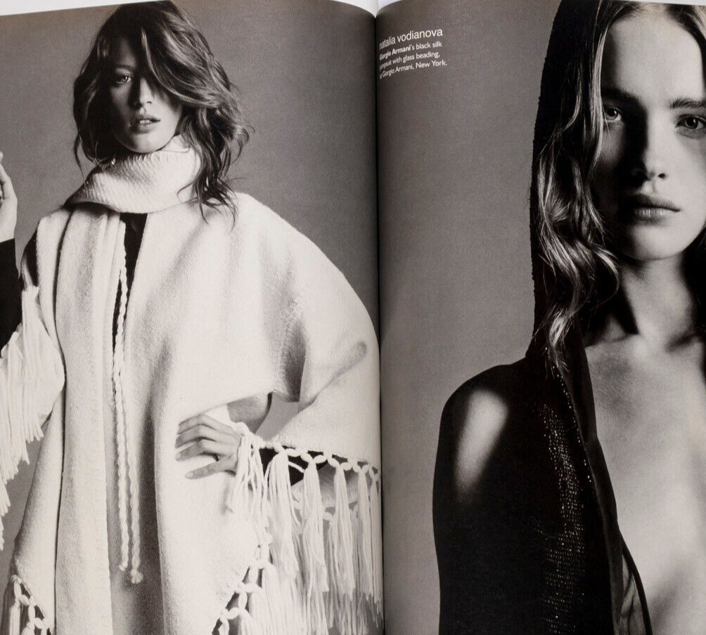 KATE MOSS Naomi Campbell SHALOM HARLOW Natalia Vodianova GISELE Iman  W MAGAZINE