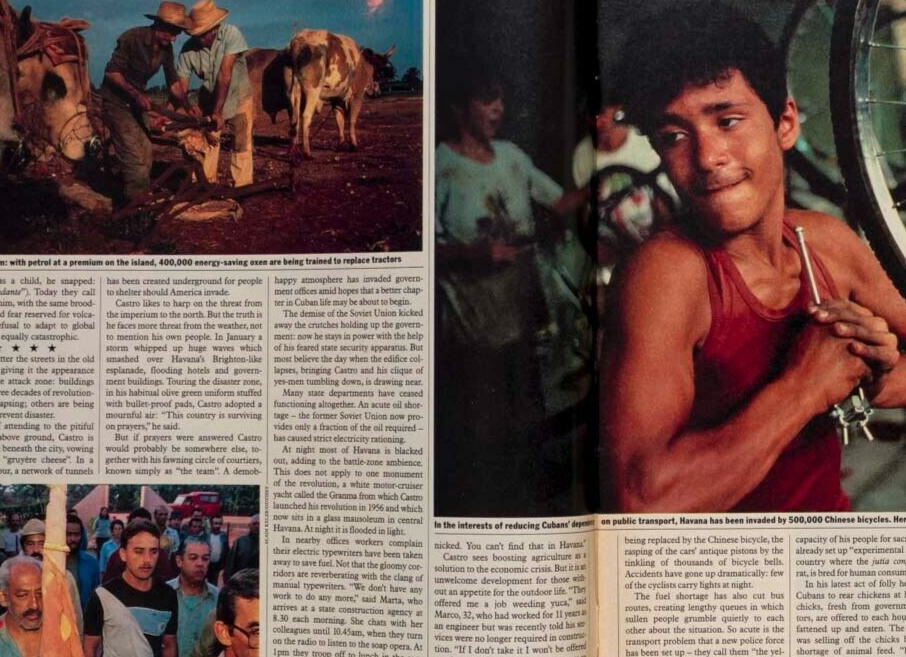 Fidel Castro MANDY RICE-DAVIES Alessi RAY CONNOLLY Rio SUNDAY TIMES magazine 90s
