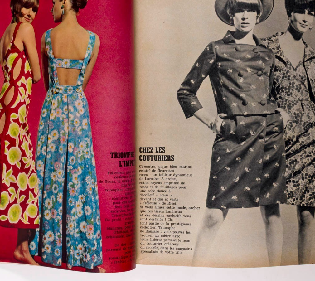AUDREY HEPBURN Cecilia PETER KNAPP Elle magazine 21 April 1966 Chloe OP ART Dior