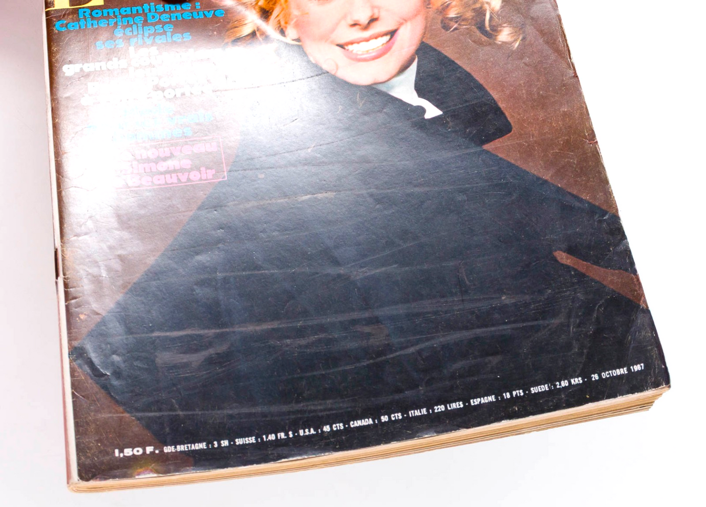 CATHERINE DENEUVE Marisa Berenson NUREYEV  Elle 26 October 1967  NANA MOUSKOURI