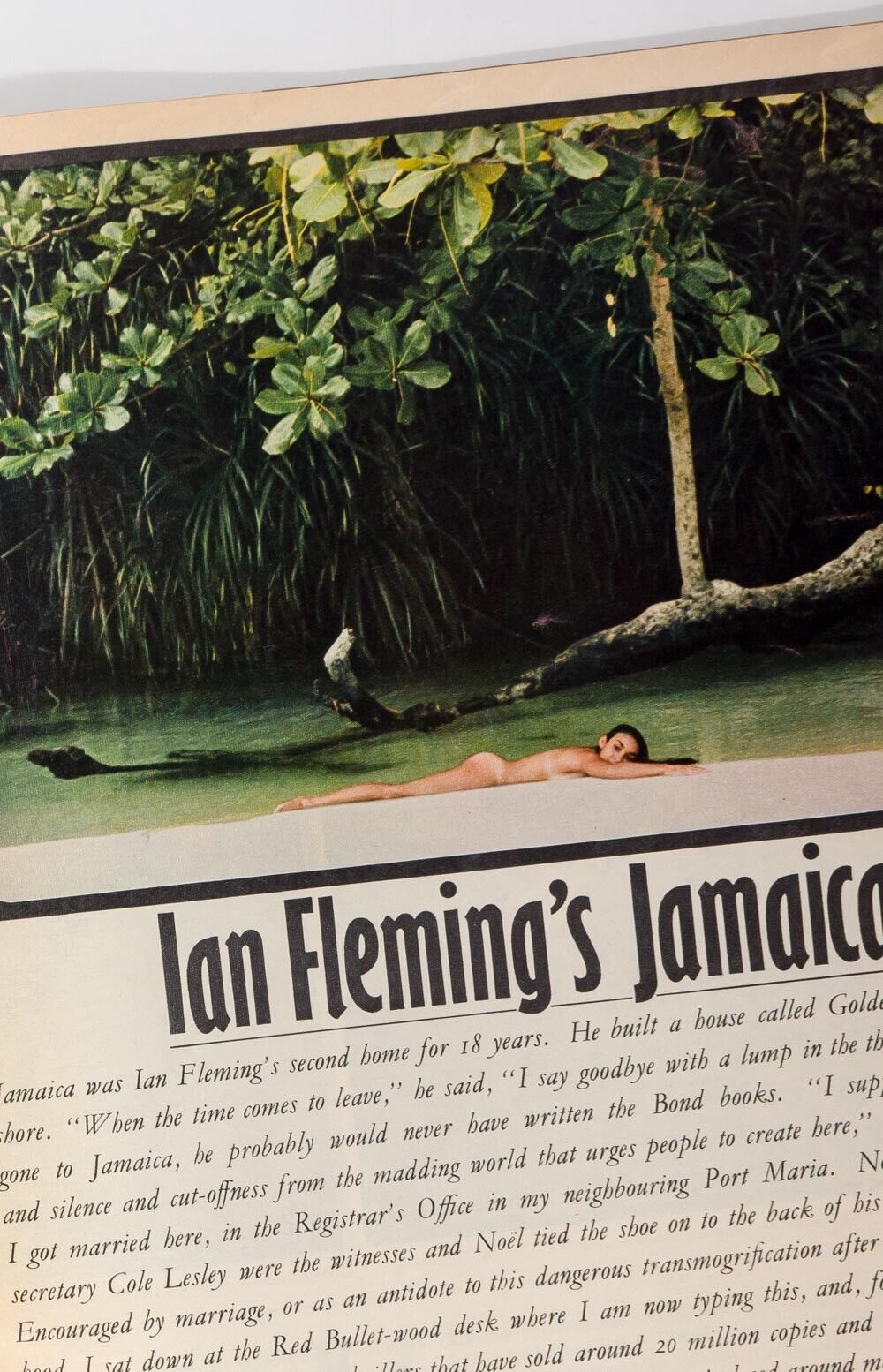 IAN FLEMING JAMAICA Alain Michel STARGAZERS Alan Aldridge SUNDAY TIMES magazine