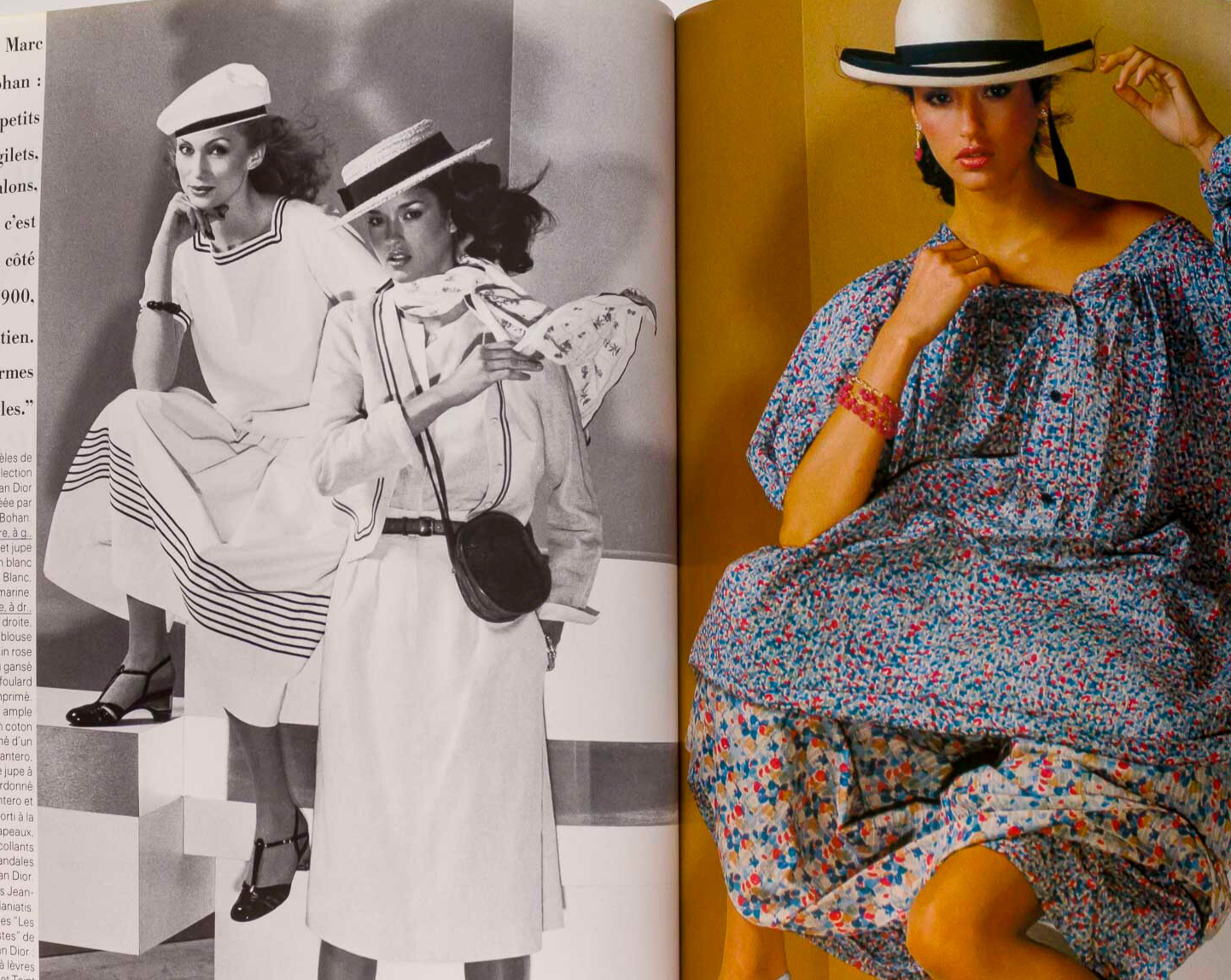 Janice Dickinson GUY BOURDIN Marie Helvin PARIS VOGUE February 1978 Iran HOMMES