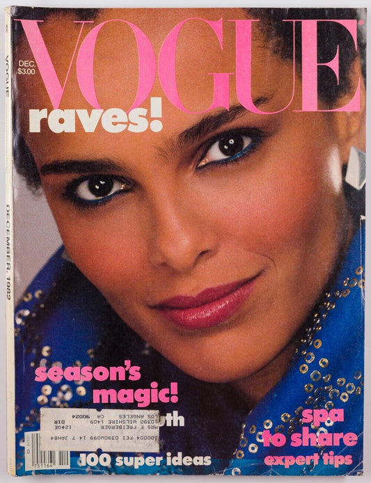 Shari Belafonte JESSICA LANGE Jane Seymour SPA vtg US VOGUE magazine 80s fashion