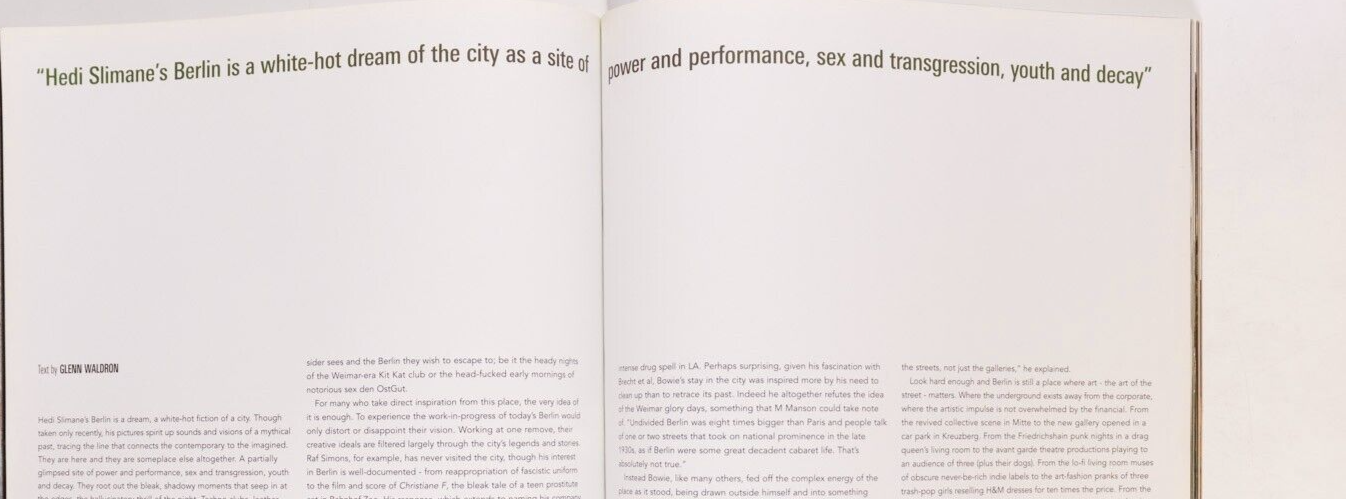 CHLOE SEVIGNY Terry Richardson HEDI SLIMANE i-D magazine 2003 vtg GOGOL BORDELLO
