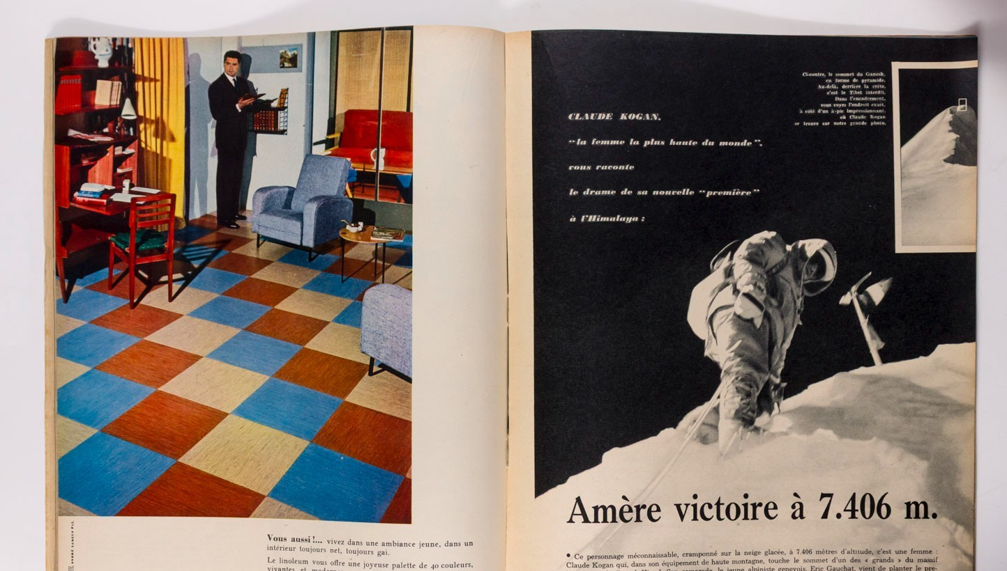 GRACE KELLY Mid-century modern CLAUDE KOGAN Elle January 1956 Princess HIMALAYAS