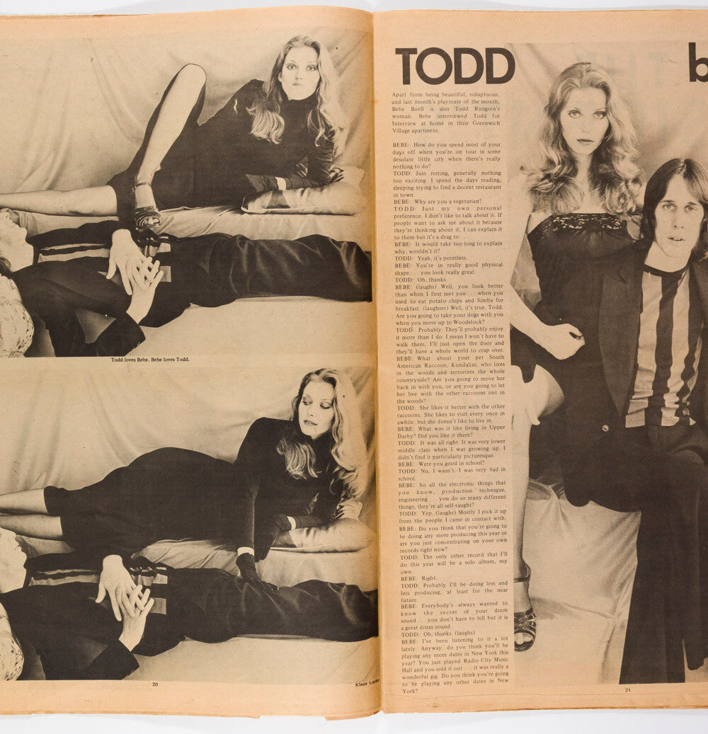 Cher BROOKE SHIELDS Mae West TODD RUNDGREN Peter Hujar WARHOL Interview magazine