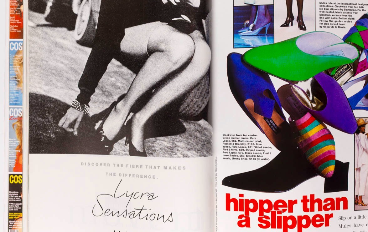 CLAIRE DHELENS Pedro Almodovar MIAMI 20th Anniversary COSMOPOLITAN March 1992 UK