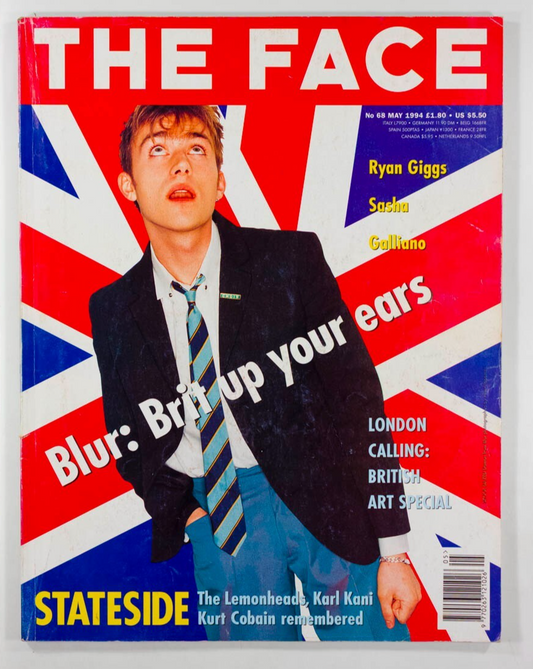 BLUR JOHN Lemonheads GALLIANO Ryan Giggs THE FACE magazine May 1994 Kurt Cobain