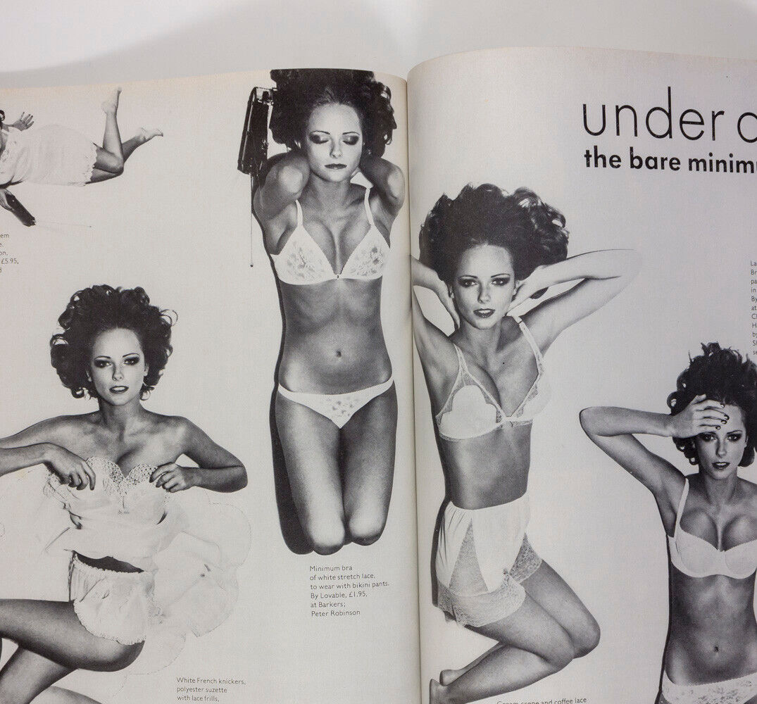 Ingmari Lamy CATHEE DAHMEN Marie Helvin NORMAN PARKINSON Cheryl Tiegs  UK VOGUE