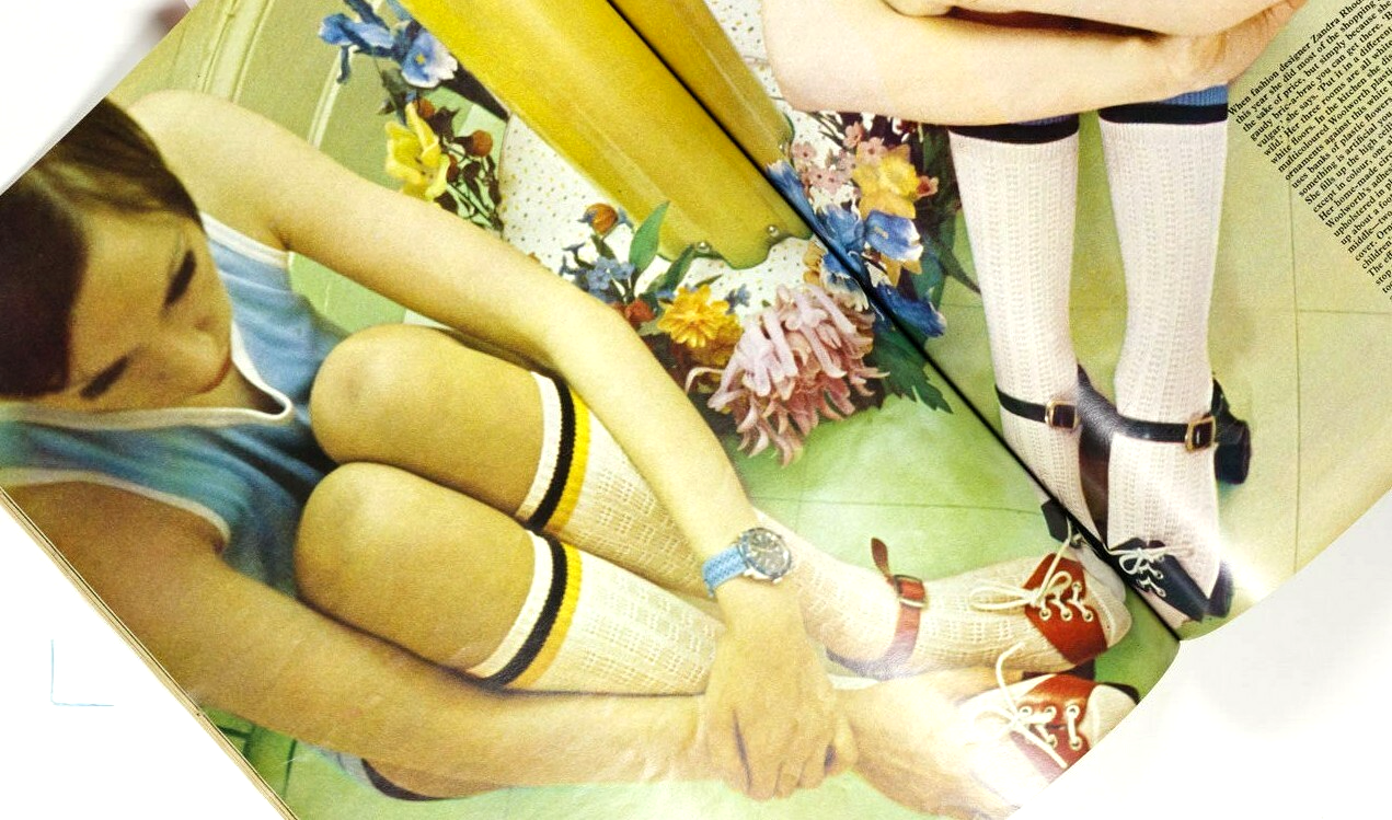 HARRI PECCINOTTI Zandra Rhodes MICK JAGGER Shirtsleeve Studio NOVA October 1968