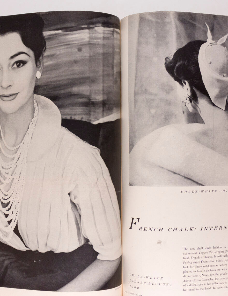 BLUMENFELD Balenciaga FELIKS TOPOLSKI Vogue March 1954 Ireland JEAN MOREAU Penn
