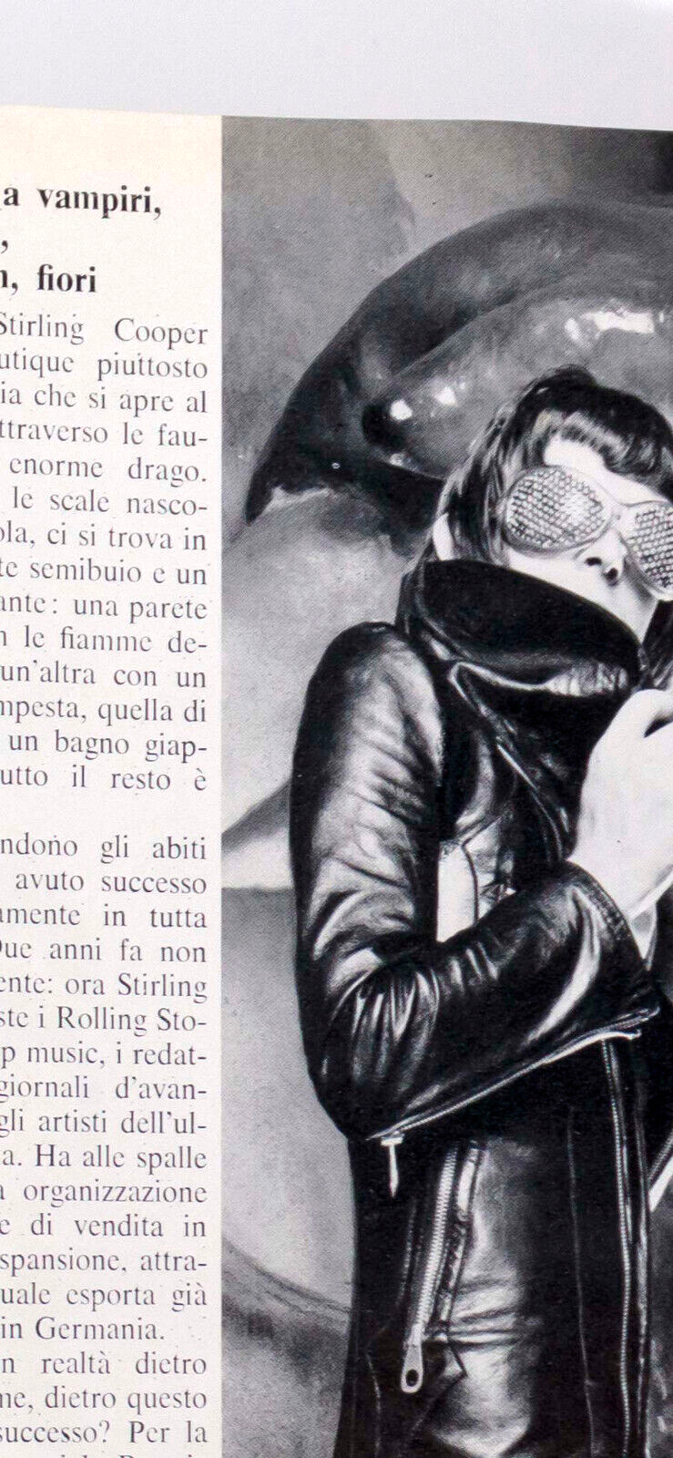 Helmut Berger ANTONY PRICE Marisa L'UOMO VOGUE October 1970 no 8 ANDREA CASCELLA