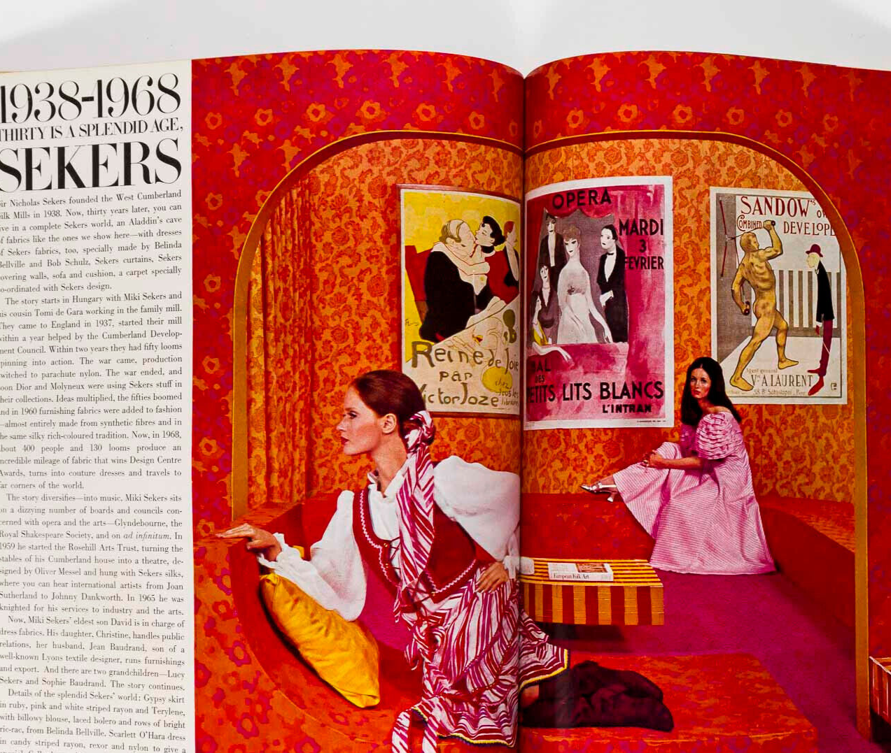 Maudie James NORMAN PARKINSON JeanLoup Sieff VOGUE October 1968 Katharine Ross