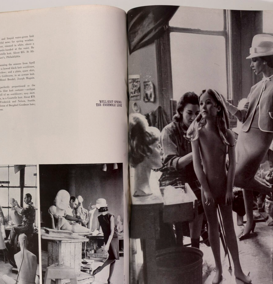 Tilly Tizzani MELVIN SOKOLSKY Saul Leiter HARPERS April 1962 Worth GIVENCHY Dior