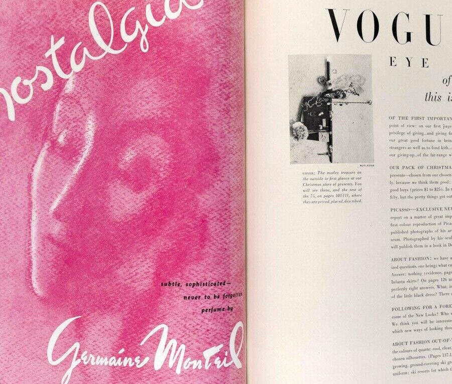 PICASSO Erwin Blumenfedl RICHARD RUTLEDGE Horst RBW Rene Bouche ~ Vogue 1947 Nov