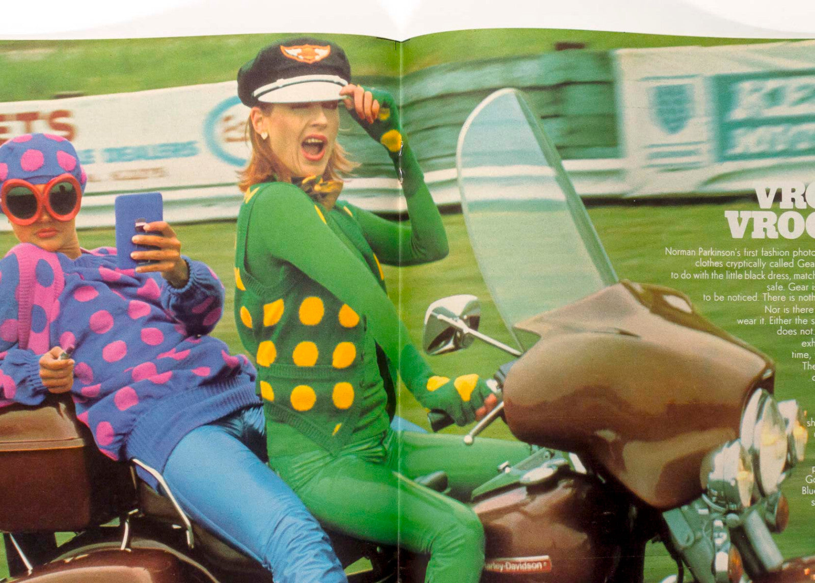 NORMAN PARKINSON Sarah Grant FIORUCCI  Telegraph 18 September 1977 53  Pam Ayers