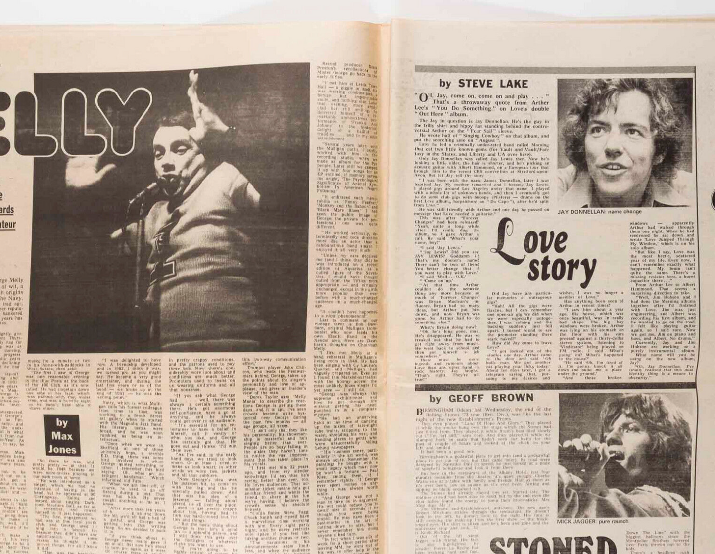 DAVID BOWIE Kansai Yamamoto ALICE COOPER Melody Maker September 1973 ART BLAKEY