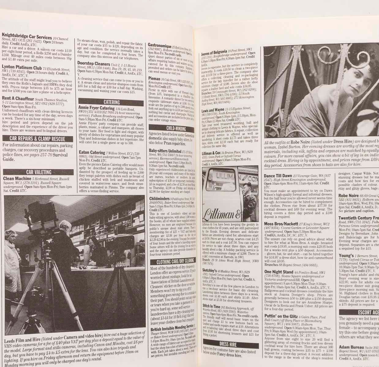 TIME OUT LONDON GUIDE BOOK music MARKETS shops CLUBS gay MUSEUMS magazine 1989