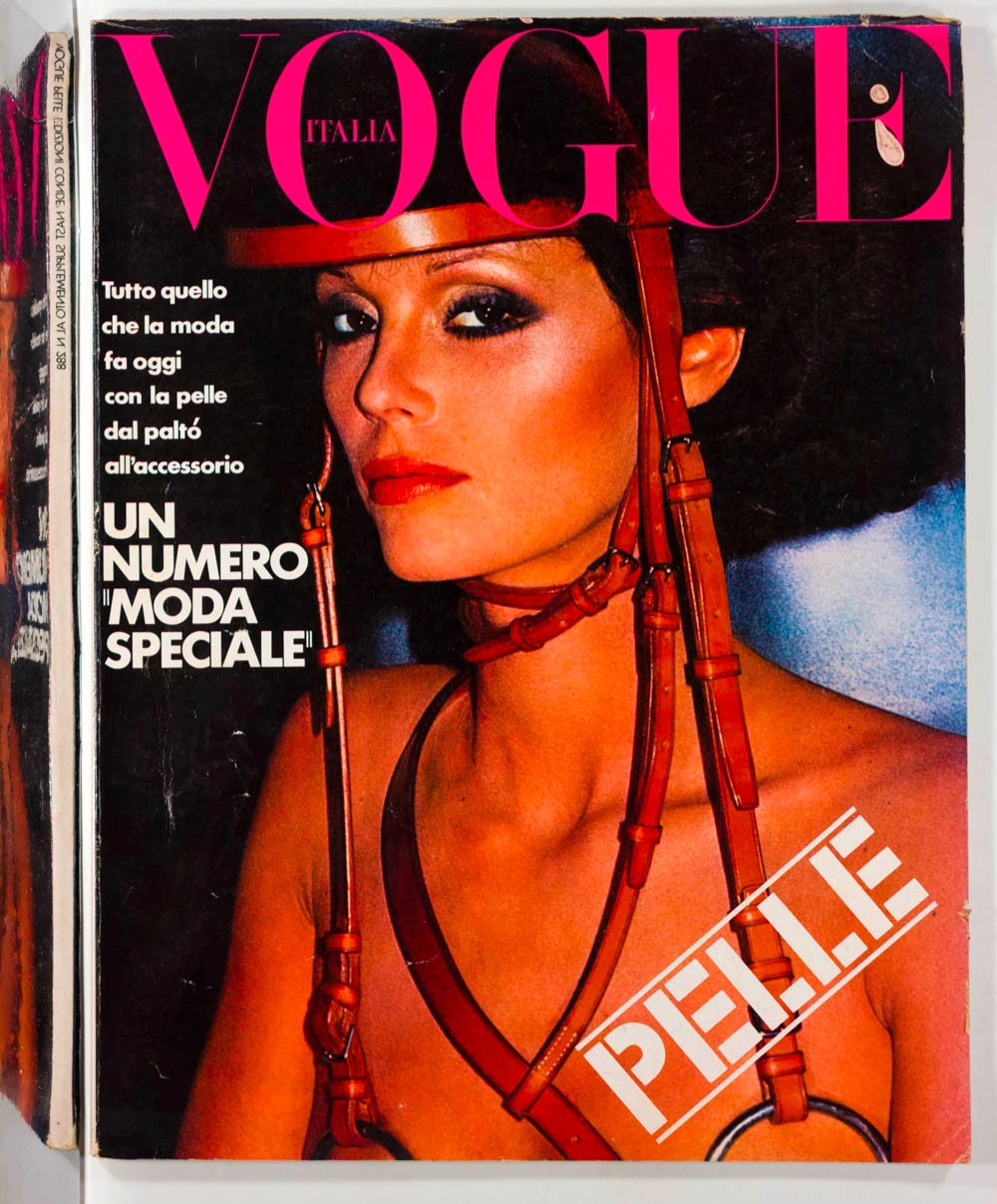 CHRIS VAN WANGENHEIM Accessory VOGUE ITALIA PELLE magazine 1975 Balenciaga MODA