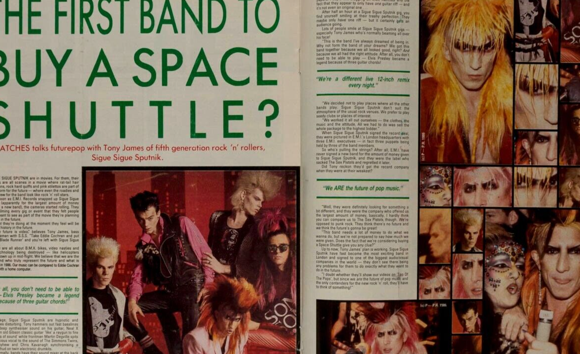 Sigue Sputnik ECHO & THE BUNNYMEN IAN MCCULLOCH Tears For Fears PATCHES magazine