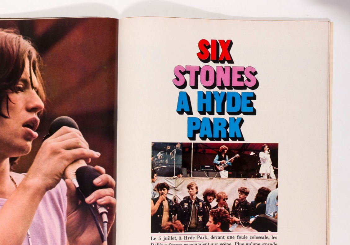 SYLVIE VARTAN Rolling Stones JOHNNY HALLYDAY Salut le Copains 1969 September CLO