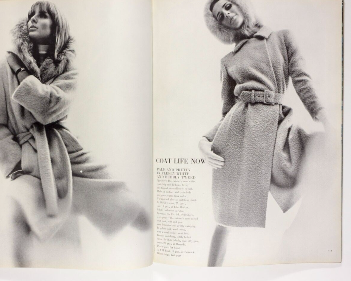 JEAN SHRIMPTON David Bailey GORDON PARKS Vogue 1965 November  60th birthday gift