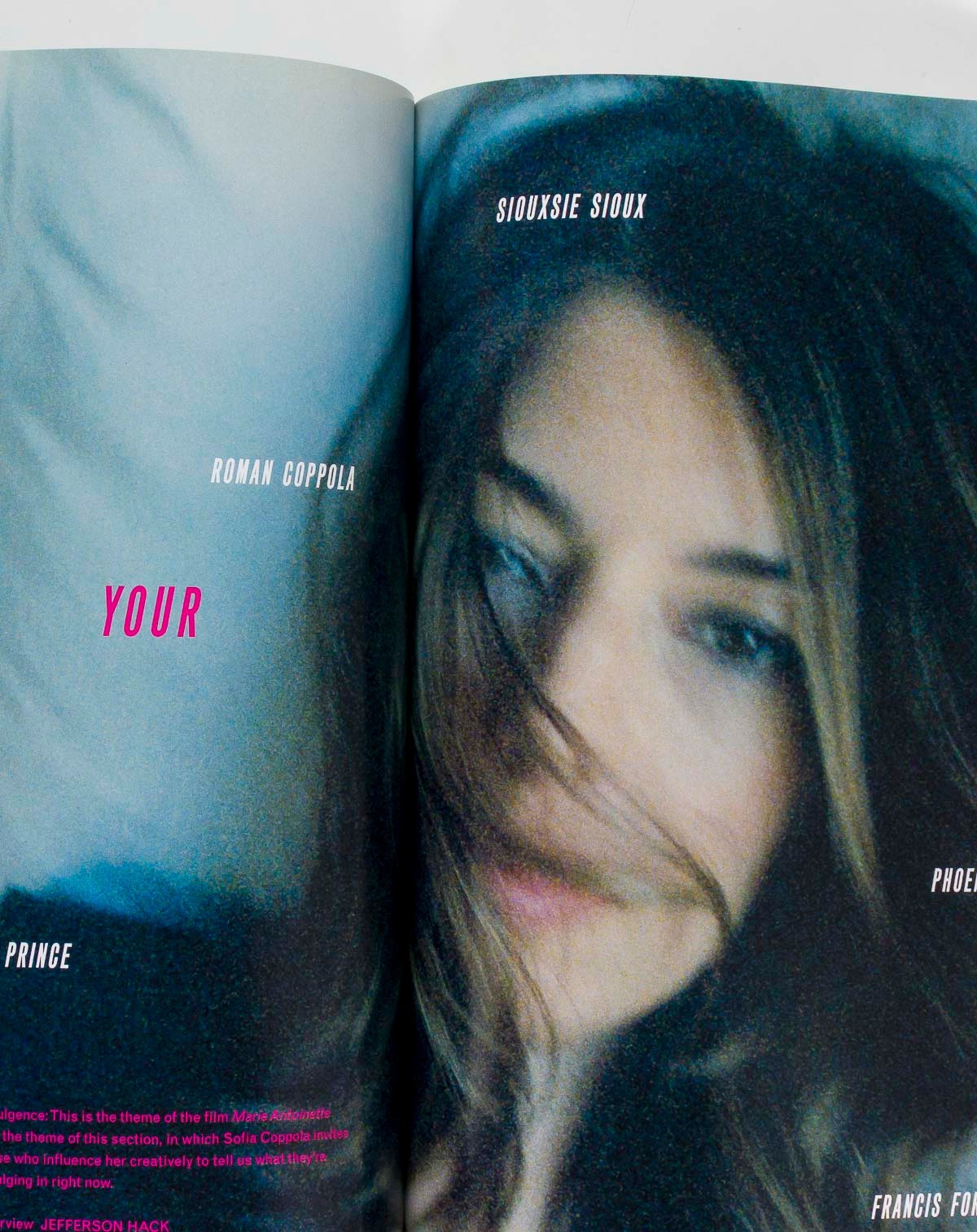 SOFIA COPPOLA Slayer MARCOPOULOS Richard Prince DAZED & CONFUSED November 2006