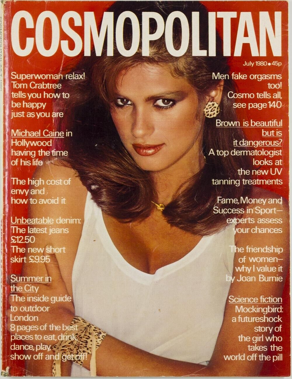 GIA CARANGI Amanda Lear LAUREN HUTTON Philip Castle LEVI'S Cosmopolitan magazine