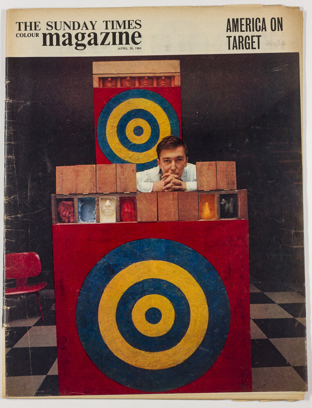 Jasper Johns ROBERT RAUSCHENBERG Mark Rothko EVE ARNOLD Sunday Times magazine UK