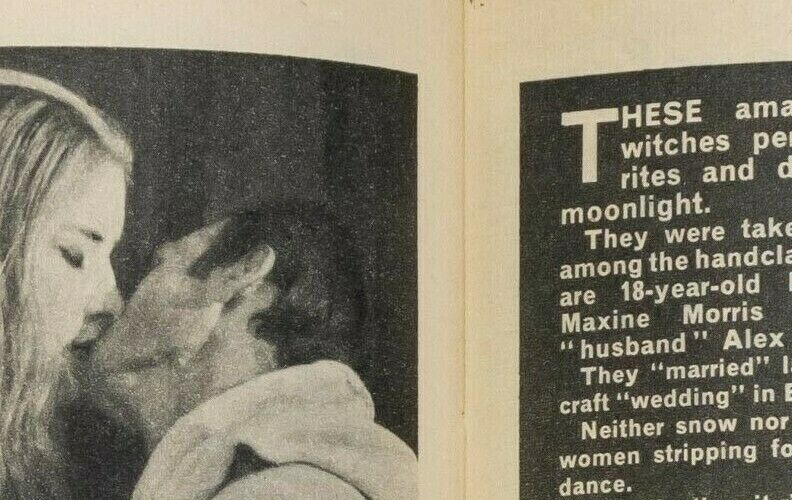 Maxine & Alex Sanders WITCHCRAFT Morris WITCH Mike Sarne QUORUM Titbits magazine
