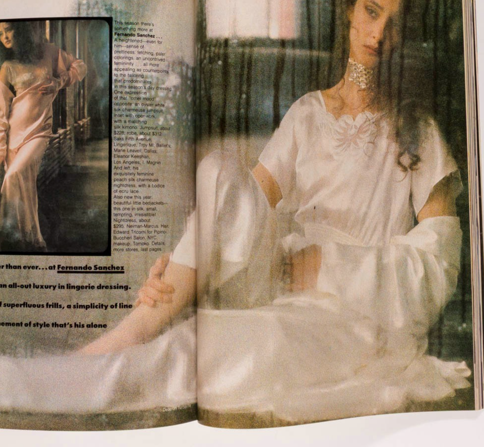 Alexis BROOKE SHEILDS Antonio Lopez BRUCE WEBER  Vogue September 1984  Tina Chow