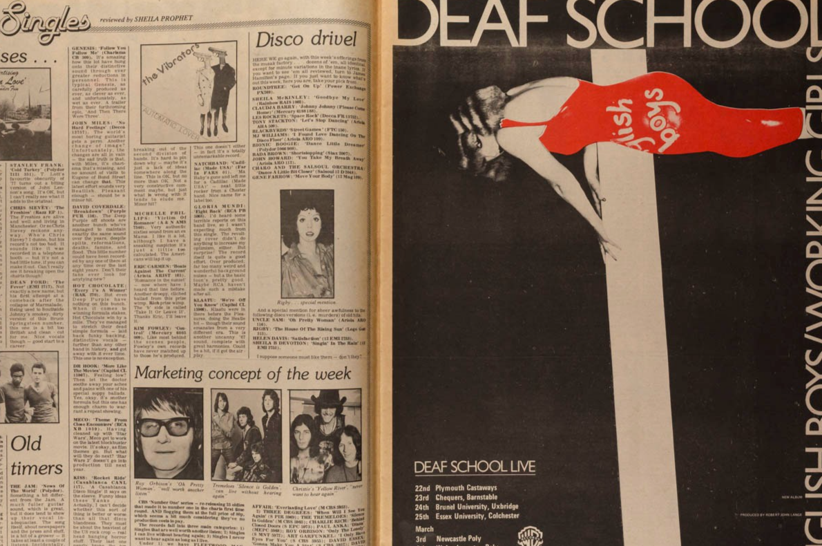 KATE BUSH The Sweet BEE GEES Stranglers ROD STEWART Record Mirror February 1978