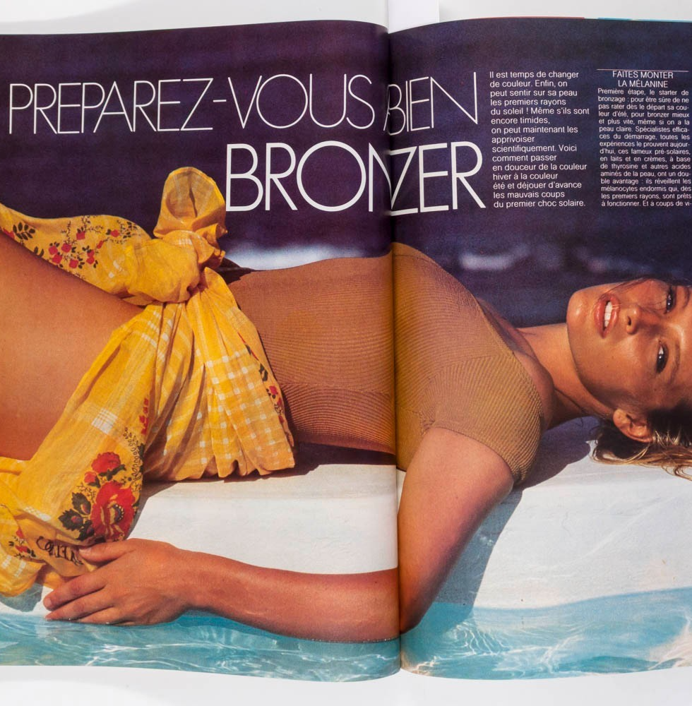 ESTELLE LEFEBURE Carla Bruni TALISA SOTO Elle magazine 11 May 1987 Greta Scacchi